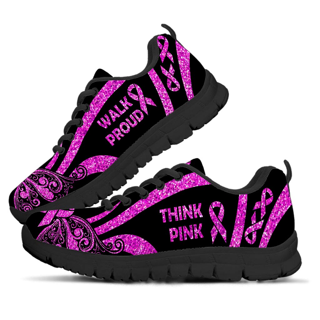 Baskets Think Pink Walk Proud pour la sensibilisation au cancer du sein 0622