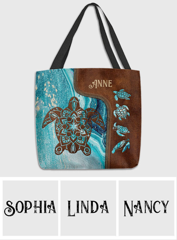 Salty Lil Beach - Sac fourre-tout personnalisé Tortue