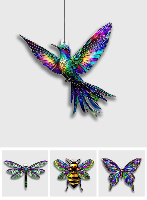 Stunning Hummingbird, Bee, Butterfly... - Personalized Gardening Garden Hanging Ornament