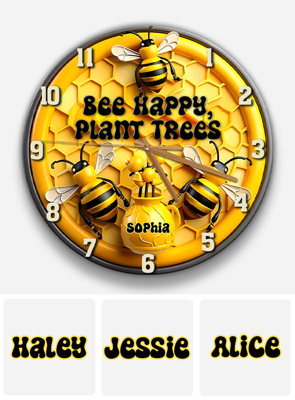 Gardening Time - Personalized Gardening Wall Clock