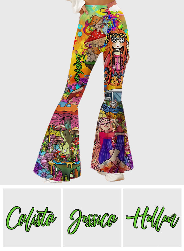 Hippie Soul - Personalized Hippie Flare Leggings