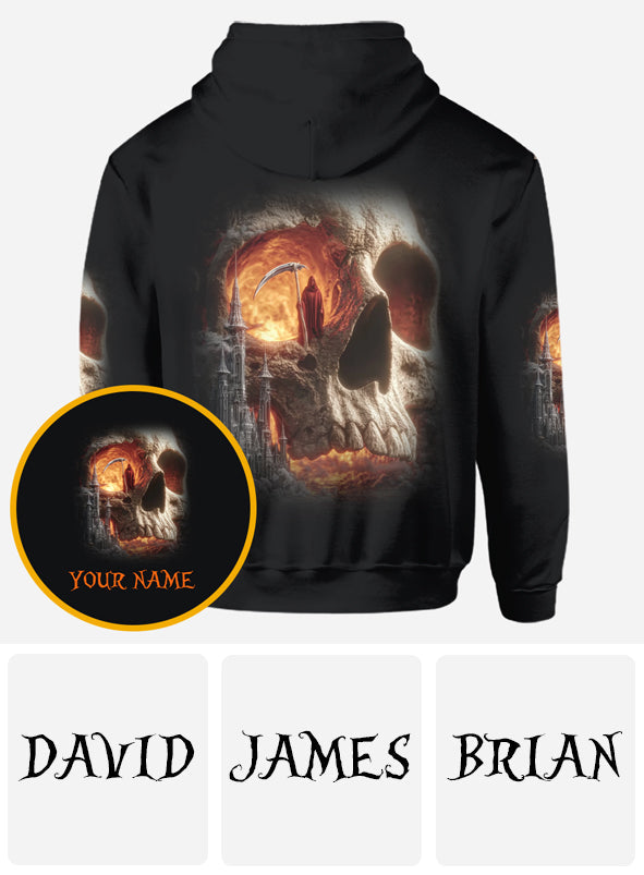 Skull Halloween - Personalized Skull All Over Shirt