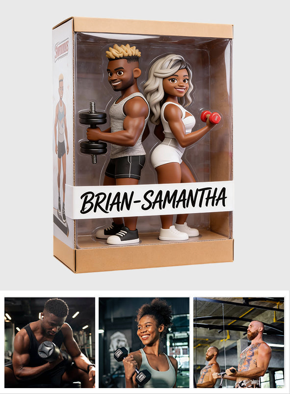 No Pain No Gain - Personalized Fitness Custom Shaped Acrylic Plaque