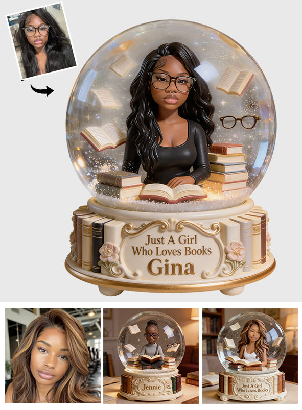 Souvenir pour amoureux des livres - Plaque acrylique personnalisée en forme de livre