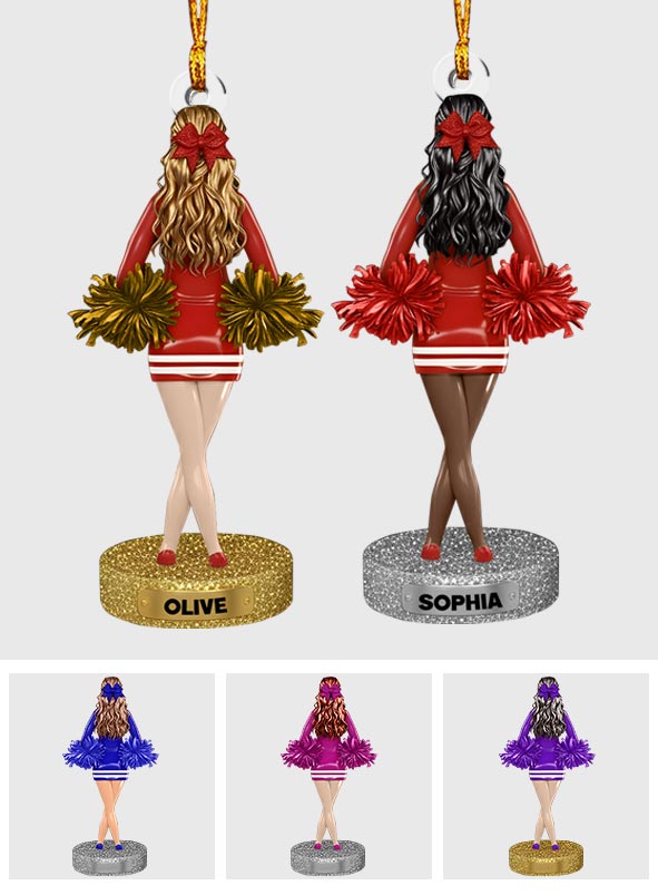 Best Cheerleader Of The Year - Personalized Cheerleading Ornament