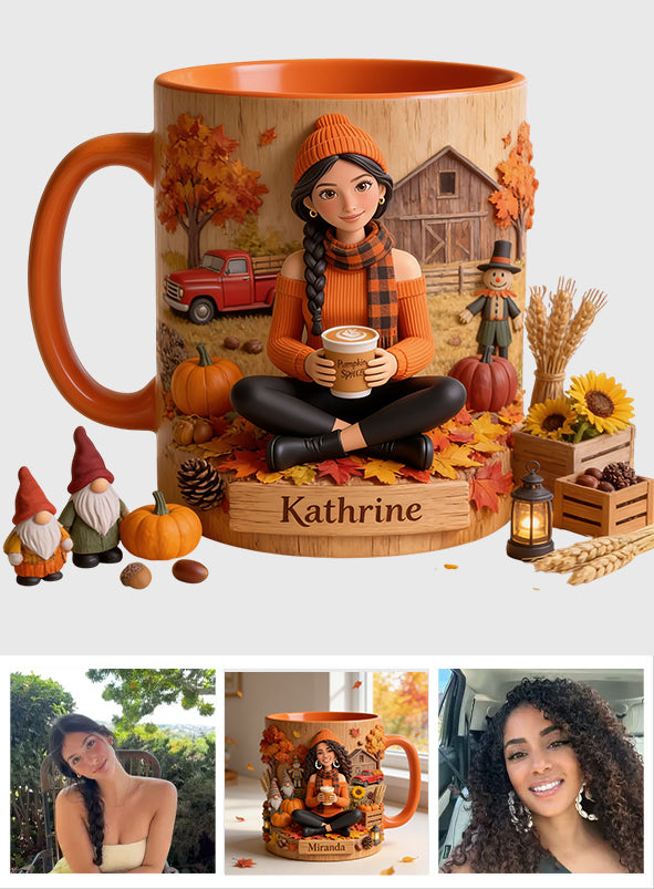 Tis The Season - Personalized Autumn Accent Mug & Coaster