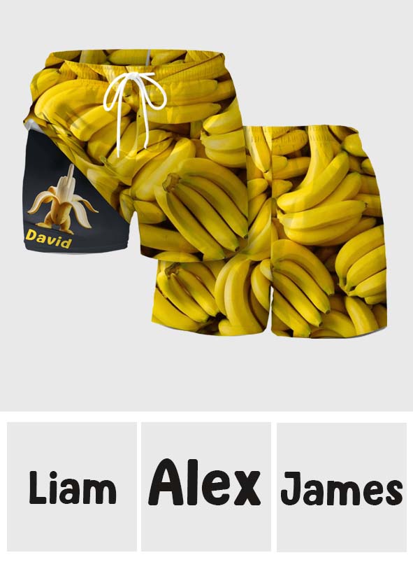 Amoureux de la mer - Maillot de bain homme personnalisé avec doublure