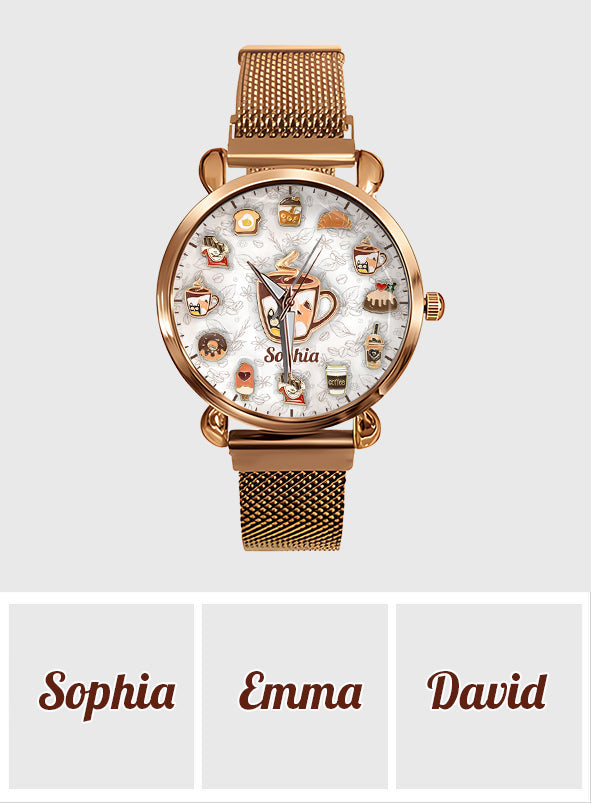 Coffee Mode - Personalized Coffee Women Hand Watch