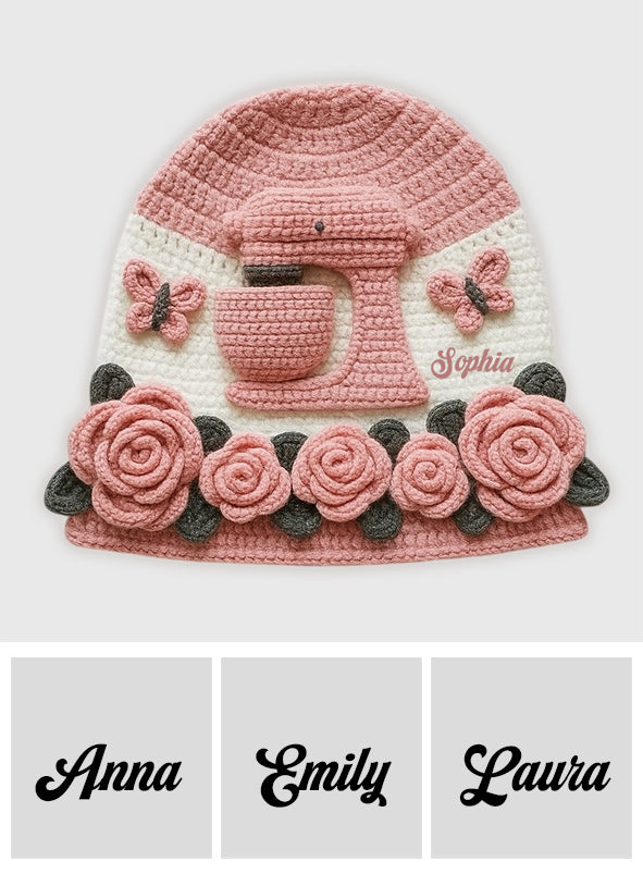 Amoureux de la pâtisserie - Bonnet de pâtisserie personnalisé avec écussons