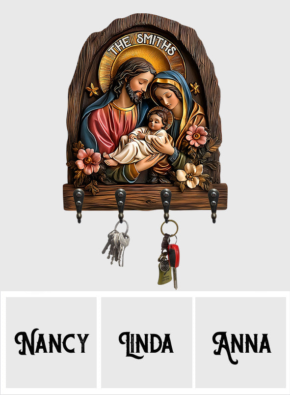 Croire - Porte-clés chrétien personnalisé en forme de carte de visite