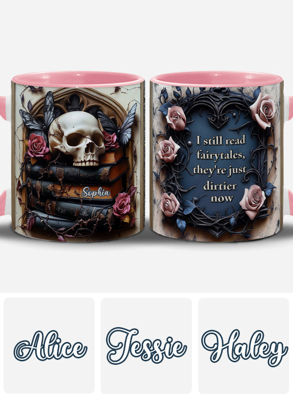 Je lis encore des contes de fées - Mug personnalisé à l'effigie d'un méchant