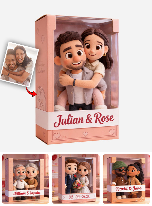 Je t'aime - Plaque acrylique personnalisée pour couple, forme sur mesure