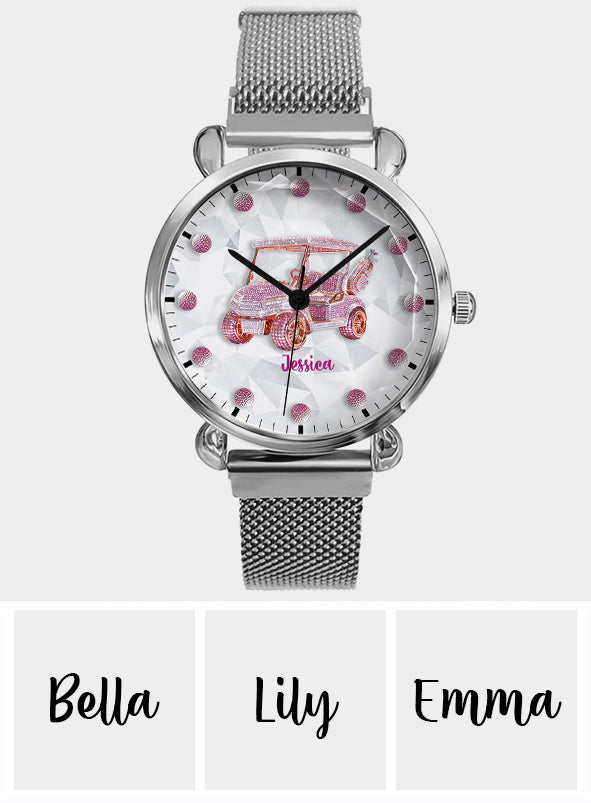 Goft Cart - Montre de golf personnalisée pour femme