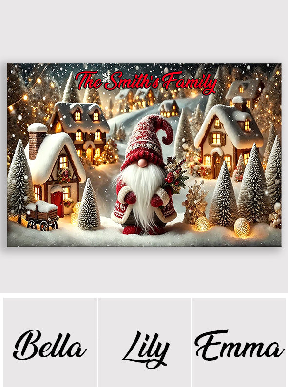 Gnome de Noël - Paillasson de Noël personnalisé