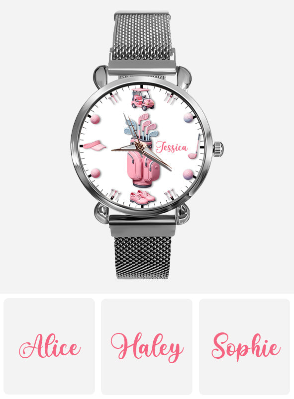 Montre-bracelet personnalisée pour femme Love Golf - Golf