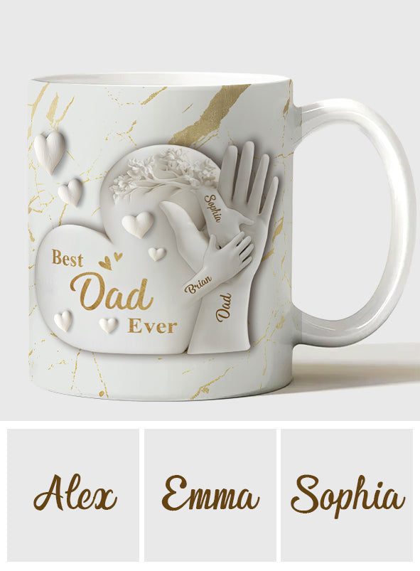 Meilleur papa du monde - Mug personnalisé pour papa