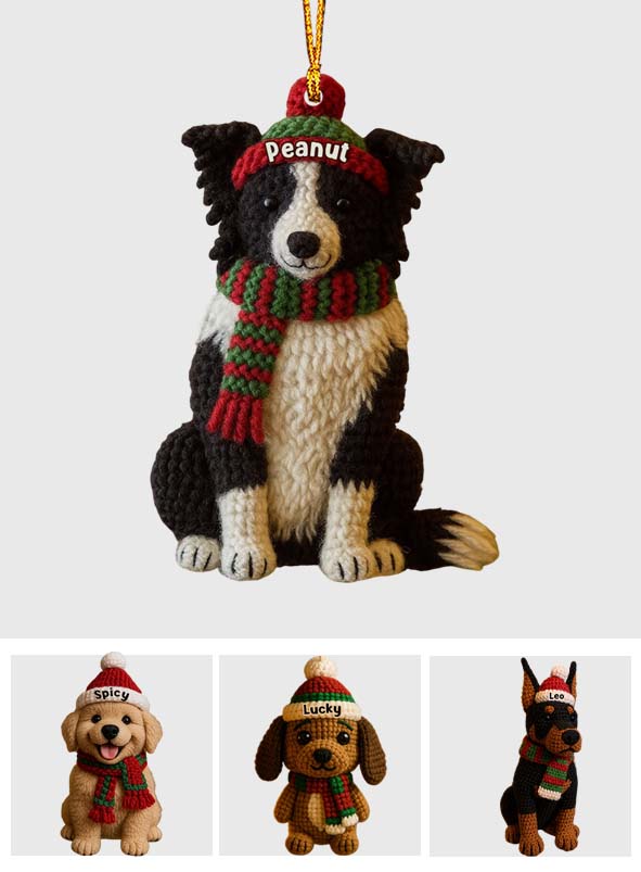 Love My Dog - Personalized Dog Ornament