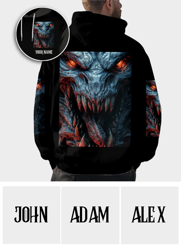 T-shirt personnalisé Halloween « Monstre effrayant »