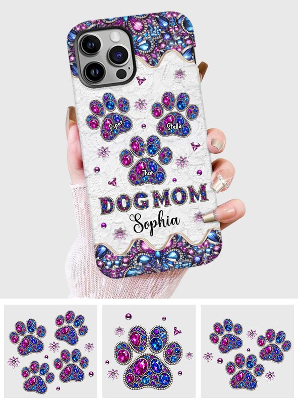 Maman de chien - Coque de téléphone personnalisée avec motif chien intégral
