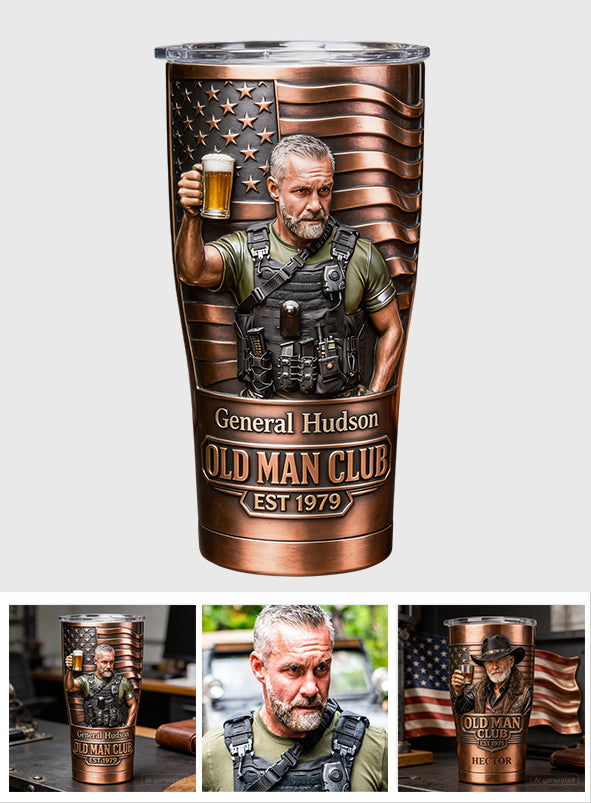 Old Man Club - Tasse d'anniversaire personnalisée