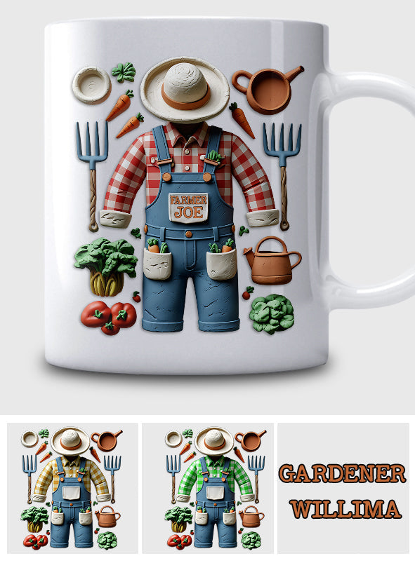 Cadeau pour agriculteur, papa, maman - Mug personnalisé pour agriculteur