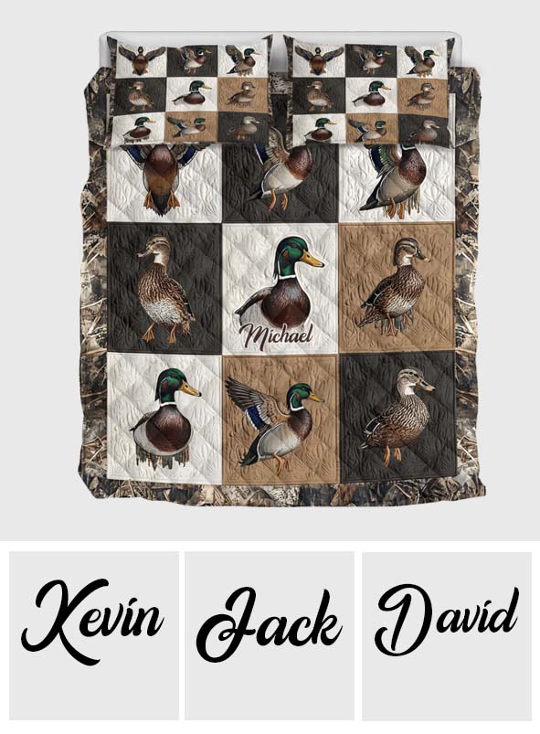 Hunting Season - Personalized Hunting Quilt Set