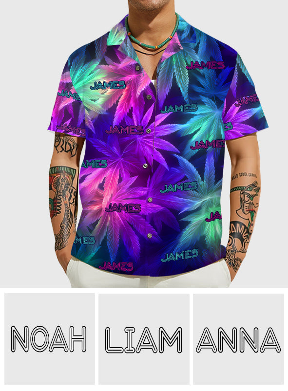 High Life - Personalized Weed Hawaiian Shirt