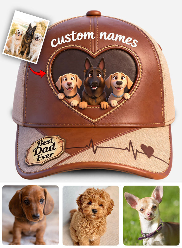Casquette classique personnalisée pour chien à partir de n'importe quelle photo