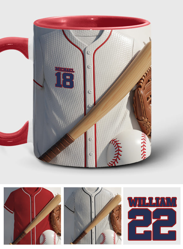 Baseball Is More Than A Game - Personalized Baseball Accent Mug