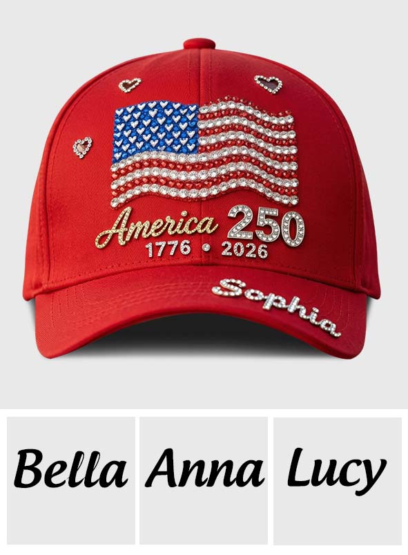 Anniversaire des 250 ans de l'Amérique - Casquette Patriot Classique Personnalisée
