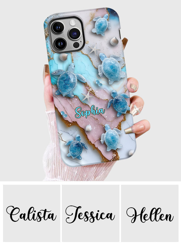 Love Turtles - Personalized Turtle Full Print Phone Case
