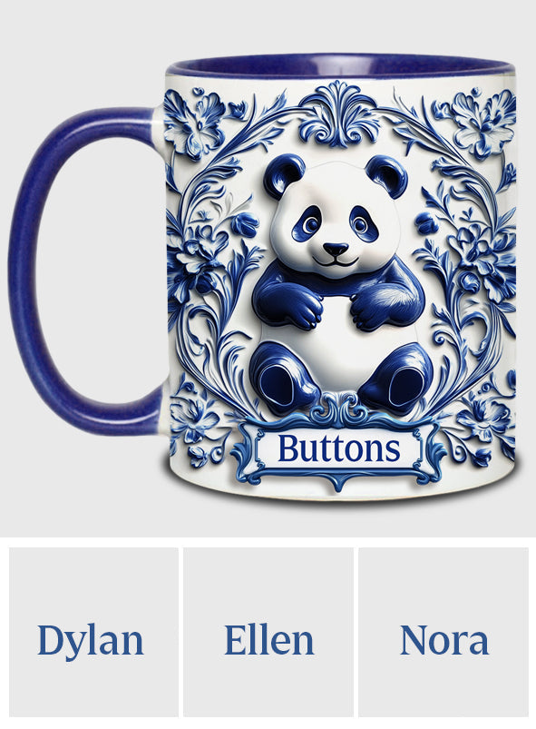 Porcelain Panda - Personalized Panda Lover Accent Mug