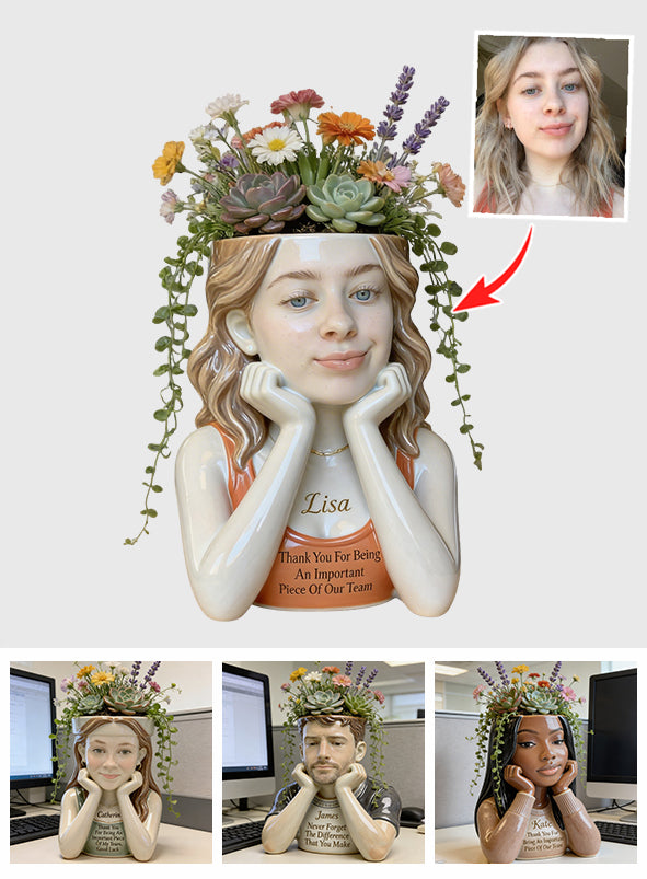 Don't Forget The Different That You Make - Personalized Colleague Acrylic Pot