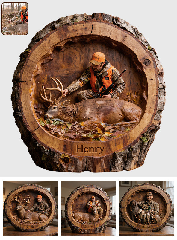 It's Hunting Season - Personalized Hunting Custom Shaped Wood Plaque