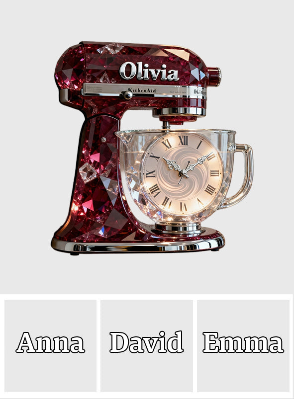 Kitchen Baking - Personalized Baking LED Light Wall Clock