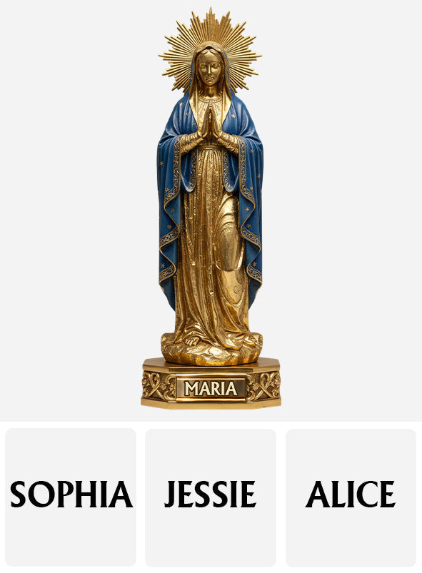 Mère Maria - Plaque acrylique personnalisée chrétienne en forme sur mesure