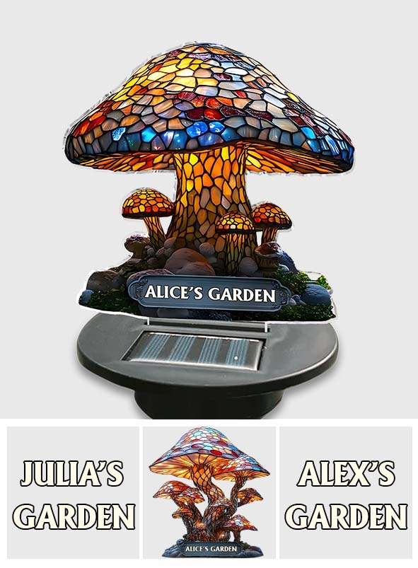 Magic Night - Lampe solaire de jardin personnalisée