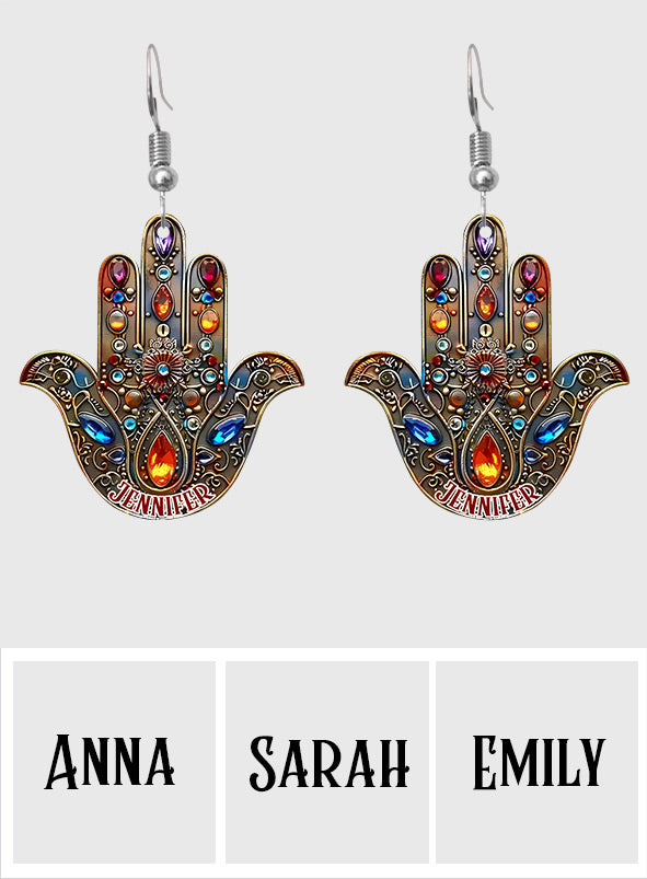 Inner Peace - Personalized Yoga Earrings