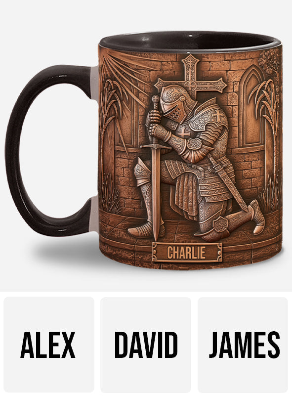 Mug personnalisé chrétien « Chevalier de Dieu »