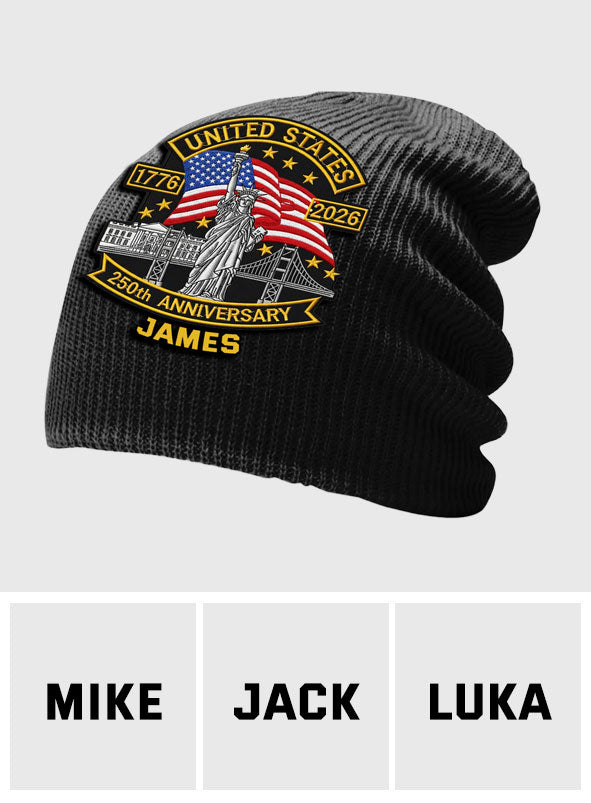 Bonnet patriotique personnalisé pour le 250e anniversaire