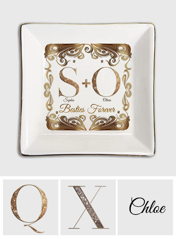 Meilleures amies pour toujours - Porte-bijoux personnalisé pour meilleures amies