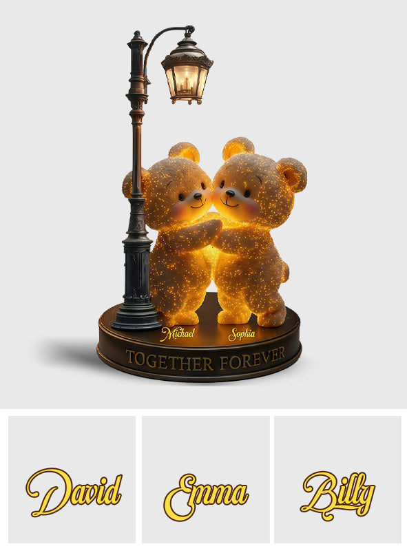 Ensemble pour toujours - Plaque acrylique personnalisée pour couple