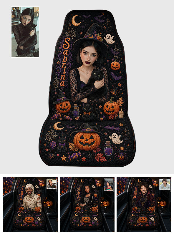 Halloween Costume Any Photo - Personalized Halloween Seat Covers