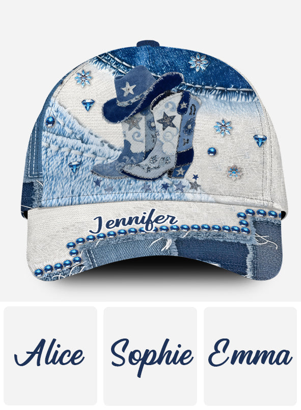 Bottes de cowgirl - Casquette de cowgirl classique personnalisée