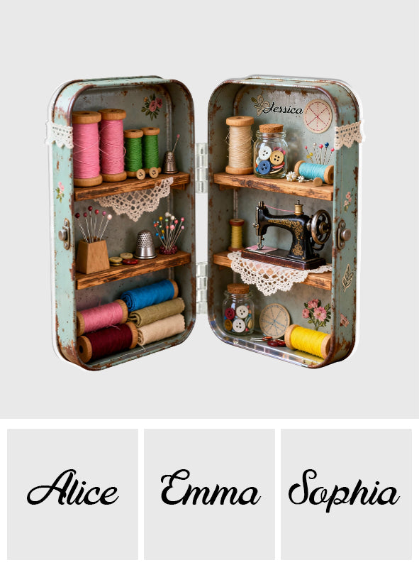 Passion pour la couture - Diptyque acrylique personnalisé