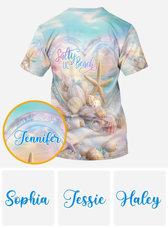 Salty Lil Beach - T-shirt personnalisé pour amoureux de la mer