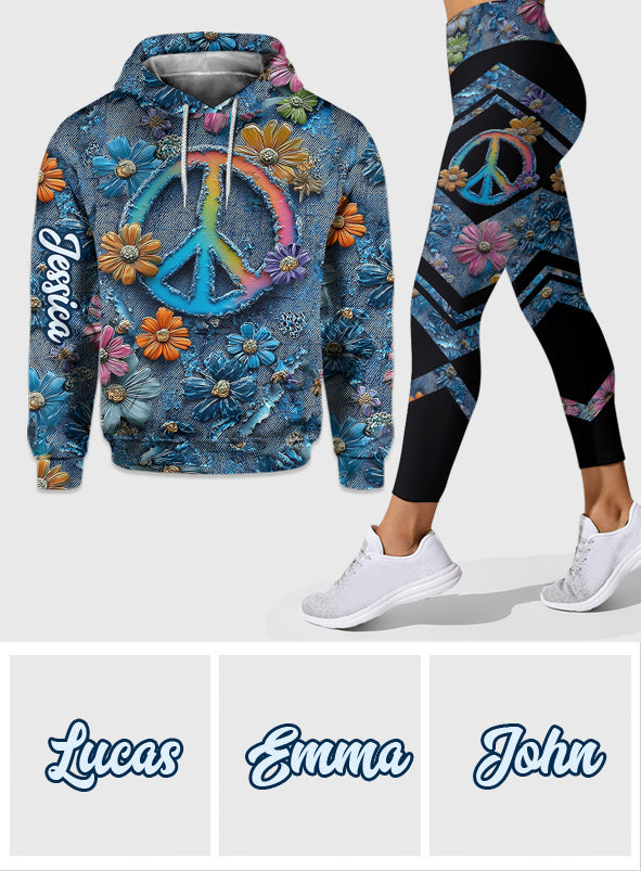 Hippie Souls - Sweat à capuche et legging hippie personnalisés