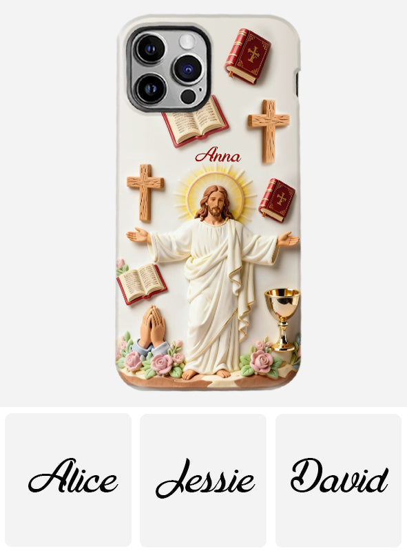 Faith Over Fear - Personalized Christian Full Print Phone Case