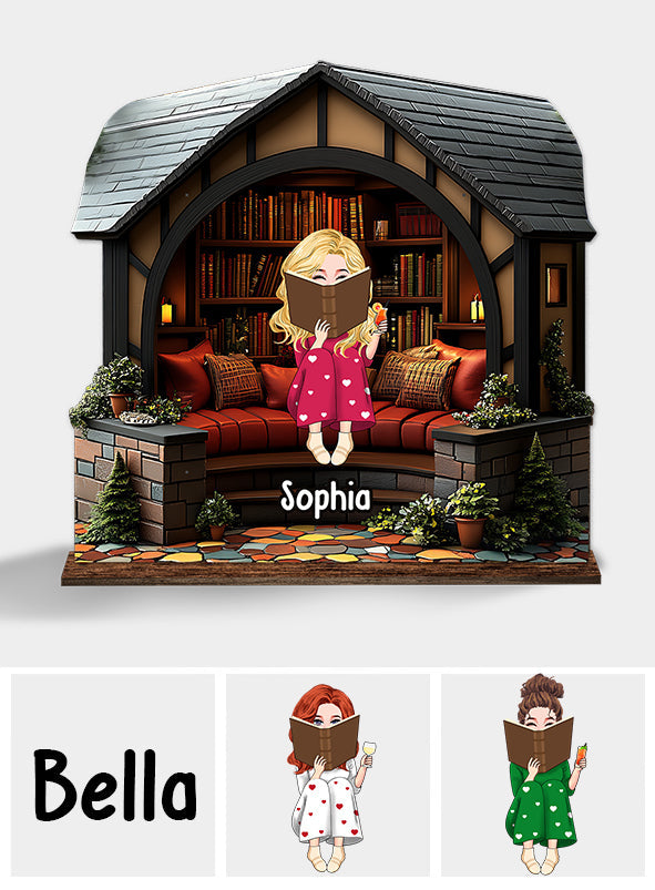 Ma bibliothèque - Livre personnalisé 1 Grand présentoir à plusieurs niveaux