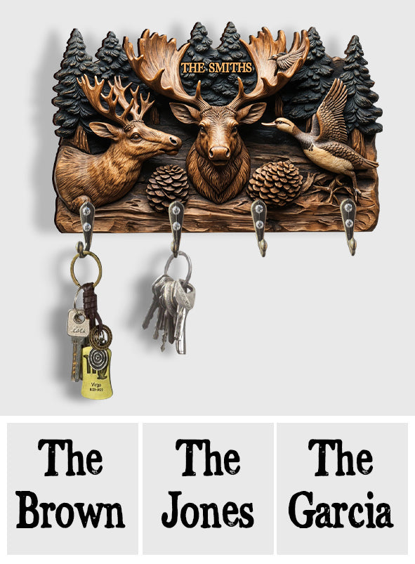 Love Hunting - Personalized Hunting Custom Shaped Key Rack